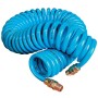 Levegőcső spirál 15 m kék - szerelt  8 mm / 5 mm PU - SP Tools