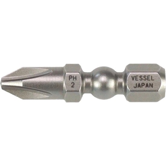 Bit PH2 x 30 mm - 5 db/doboz - Vessel Bit PH2 x 30 mm - 5 db/doboz - Vessel