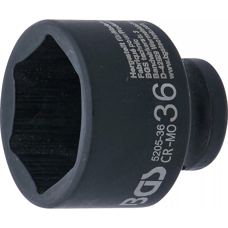 Légkulcsfej 1/2'' 6 l.n. 36-os - BGS