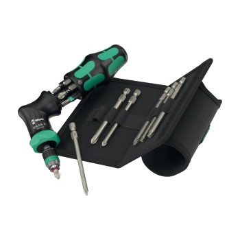 Csavarhúzó, bit tartós, racsnis 1/4'' Kraftform Pistol RA-R 2- Wera