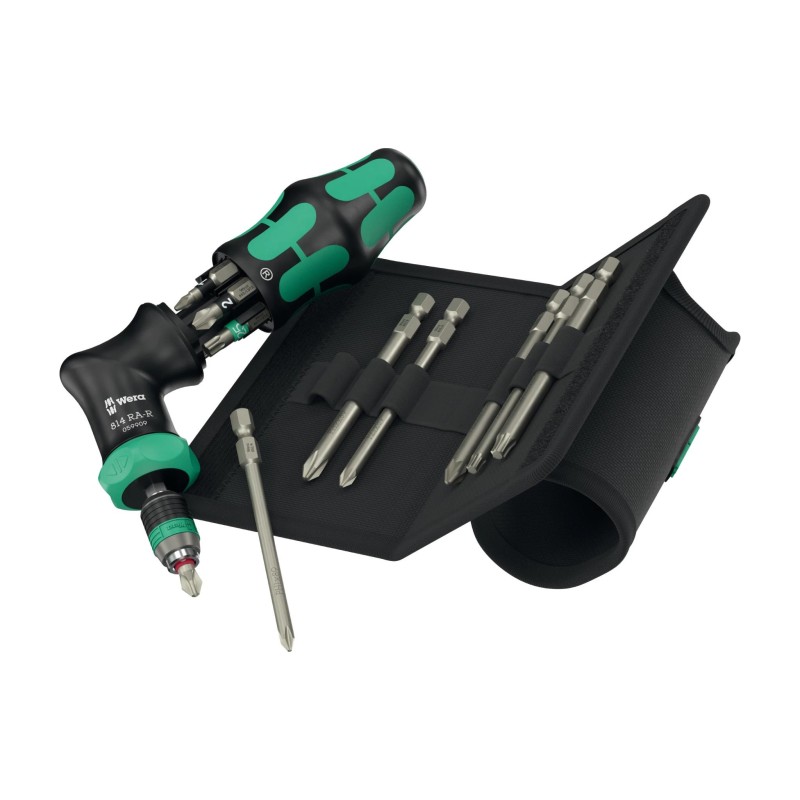 Csavarhúzó, bit tartós, racsnis 1/4'' Kraftform Pistol RA-R 2- Wera