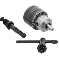 Fúrótokmány, fogaskoszorús 1.5-13 mm 1/2'' + SDS Plus adapter - Yato