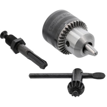 Fúrótokmány, fogaskoszorús 1.5-13 mm 1/2'' + SDS Plus adapter - Yato