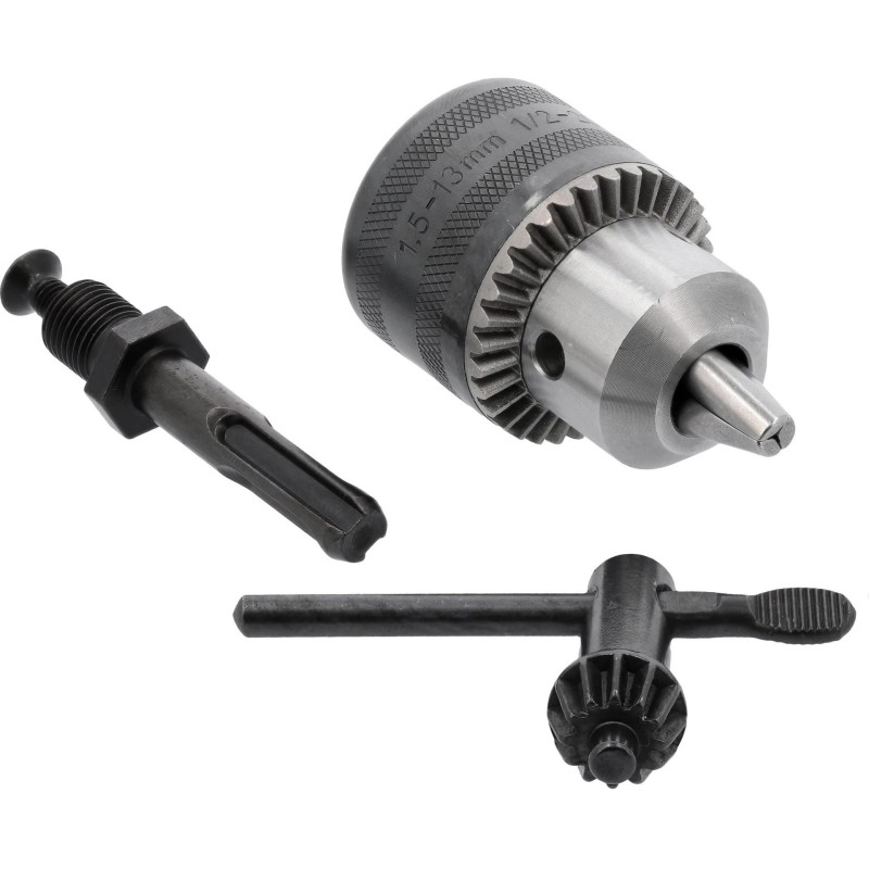 Fúrótokmány, fogaskoszorús 1.5-13 mm 1/2'' + SDS Plus adapter - Yato