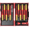 Csavarhúzó készlet 13 db-os szigetelt - VDE 1000V - cserélhető pengés -