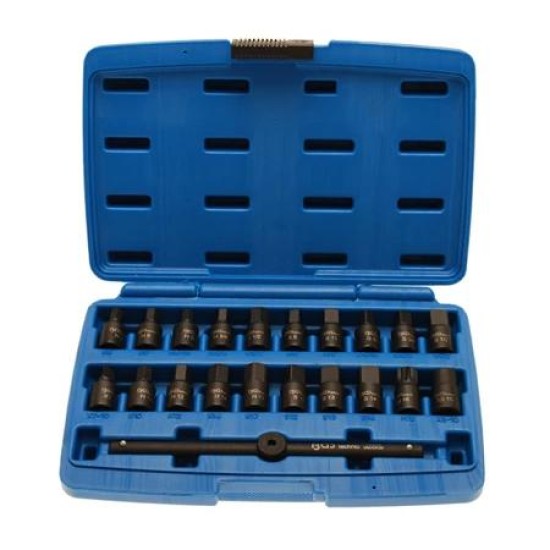 Olajleeresztő kulcs készlet 21 db-os