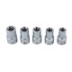 Dugókulcs - crowafej készlet 3/4'' Belső E-torx E24-E32  5 db-os - Laser
