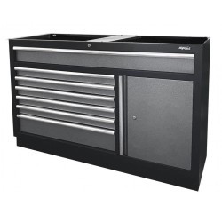 Műhelybútor SP SERIES Alsó rész: 8 fiókos szekrény nagy1360x910x480 mm
