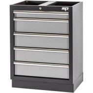 Műhelybútor SP SERIES Alsó rész: 5 fiókos szekrény 680x458x910 mm