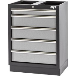 Műhelybútor SP SERIES Alsó rész: 5 fiókos szekrény 680x458x910 mm