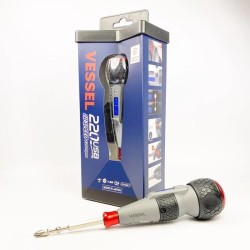 Csavarozó, akkus, marok - 3.6V - 0.4 Nm - 1200f/min - Vessel (220USB-S1F)