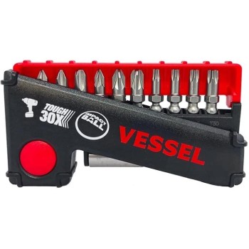 Csavarhúzó bit készlet 11 db-os - PH-PZ-TX - Vessel (IB11P01E)