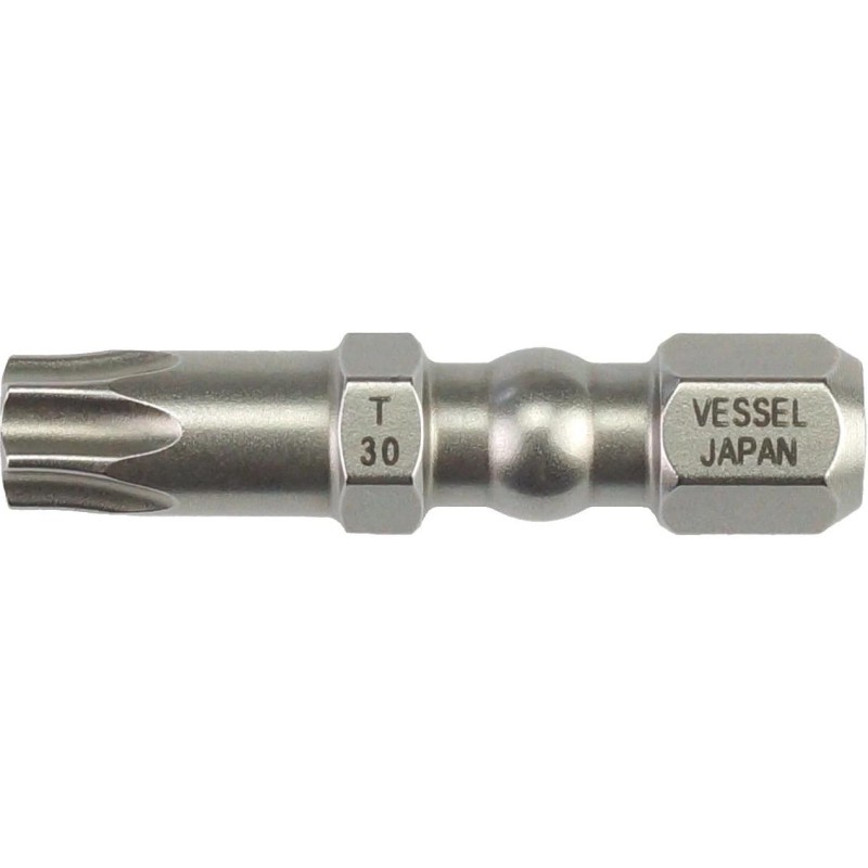Bit torx 1/4'' T30*30 mm - 5 db/doboz - Vessel