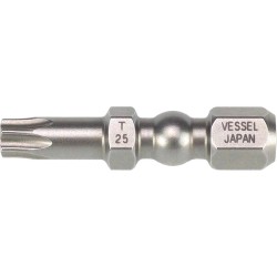 Bit torx 1/4'' T25*30 mm - 5 db/doboz - Vessel