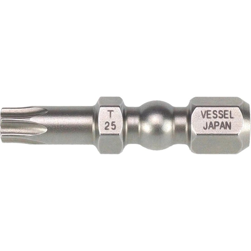 Bit torx 1/4'' T25*30 mm - 5 db/doboz - Vessel