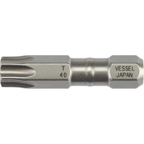 Bit torx 1/4'' T40*30 mm - 5 db/doboz - Vessel