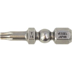 Bit torx 1/4'' T15*30 mm - 5 db/doboz - Vessel