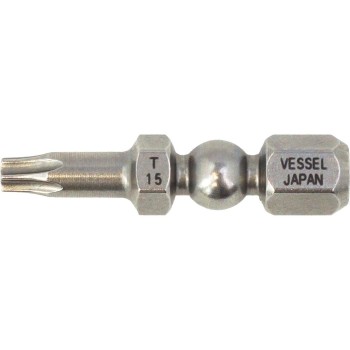 Bit torx 1/4'' T15*30 mm - 5 db/doboz - Vessel