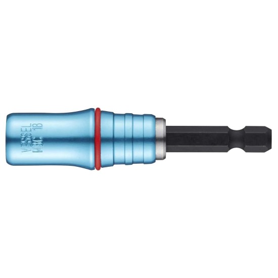 Bit tartó-csavarmegvezető - mágneses - 1/4'' - 71 mm - VESSEL - Japan (MBC-1B)