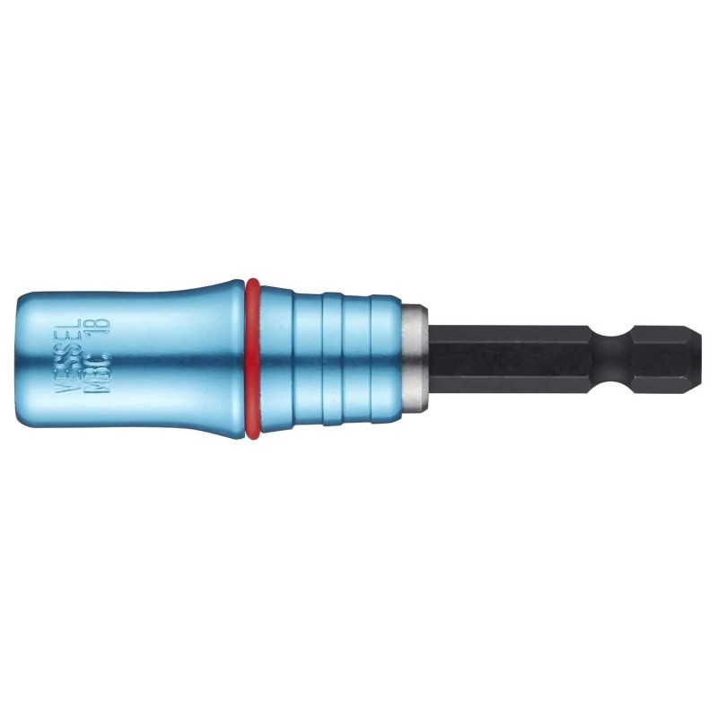 Bit tartó-csavarmegvezető - mágneses - 1/4'' - 71 mm - VESSEL - Japan (MBC-1B) Bit tartó-csavarmegvezető - mágneses - 1/4'' - 71 mm - VESSEL - Japan (MBC-1B)