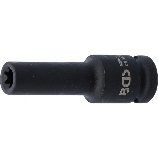 Légkulcsfej 1/2'' belső E-torx E11 hosszított - BGS
