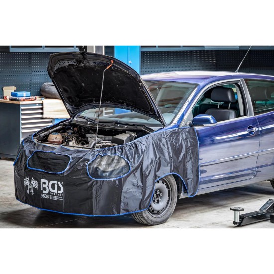 Sárvédő takaró teljes első fronthoz, motorháztető körül ''U'' alakú - BGS