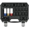Légkulcsfej készlet 1/2'' 24 db 10-24 mm + E10-E24 - Légkulcsfej készlet 1/2'' 24 db 10-24 mm + E10-E24 -
