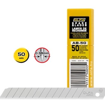 Penge OLFA tördelhető 9 mm 50 db - ezüst