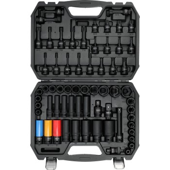 Légkulcsfej készlet 1/2'' 64 db TX-ETX-XZN-HEX-6 lap - Yato