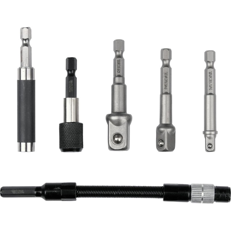 Adapter készlet 1/4''-3/8''-1/2''-1/4''  6 db-os készlet - Yato