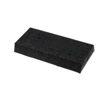 Gumikocka téglatest 200x100 x 25 mm magas - tömör - Laser
