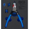 Fogó seeger készlet 180 mm + 4 pár cserélhető hegy / külső - belső - BGS