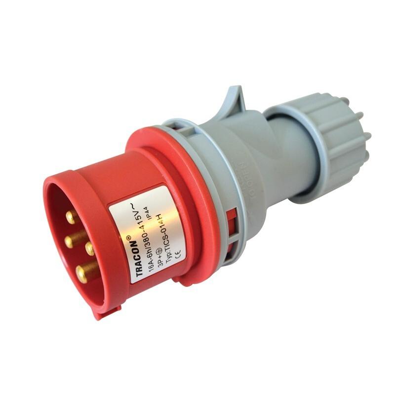 Ipari dugvilla lengő 4 pólus 16A 400V 3P+F IP44 Tracon