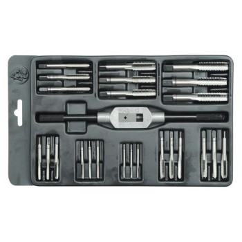 Menetfúró kézi készlet M03-M12 - 25 db-os CZTool Menetfúró kézi készlet M03-M12 - 25 db-os CZTool
