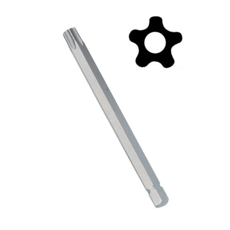 Bit ötágú torx T-30 88 mm lyukas (5430)
