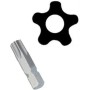 Bit ötágú torx T-55 30 mm lyukas (5055)