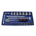 Tálcás Genius dugókulcs klt. 12 sz. COLOS 1/2" 23 db-os - 1/3 (TW-423S) Tálcás Genius dugókulcs klt. 12 sz. COLOS 1/2" 23 db-os - 1/3 (TW-423S)