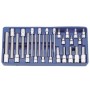 Tálcás Genius rátűzőkulcs klt. imbusz COLOS 3/8" + 1/2" 24 db-os 1/3 (BS-3424H)