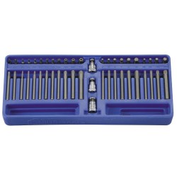 Tálcás Genius bithegy klt. torx + imbusz 47 db-os 1/3 (SB-247M)