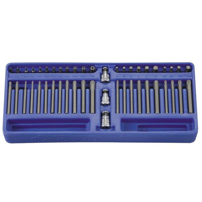 Tálcás Genius bithegy klt. torx + imbusz 47 db-os 1/3 (SB-247M)