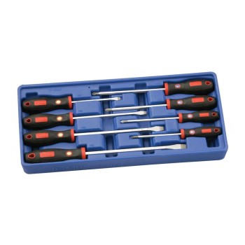 Tálcás Genius csavarhúzó klt. SL + PH + PZ 8 db-os - 1/3 (TR-508Z)