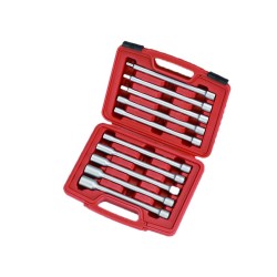 Dugókulcs - crowafej klt. 3/8" belső E-torx E6-E20 hosszított 10 db-os (SW1034) Dugókulcs - crowafej klt. 3/8" belső E-torx E6-E20 hosszított 10 db-os (SW1034)