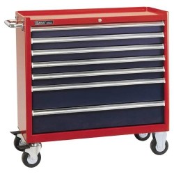 Szerszámos kocsi 07 fiókos Genius alsó extra nagy -tálcáshoz alkalmas (TS-468)