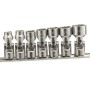 Dugókulcs - crowafej klt. 3/8" 12 sz. csuklós, COLOS 7 db-os 3/8"-3/4" (US-307S)