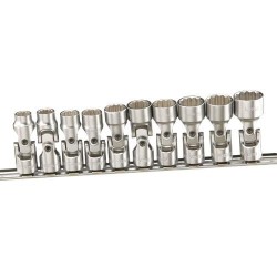 Dugókulcs - crowafej klt. 3/8" 12 sz. csuklós 10-19 mm (US-310M) Dugókulcs - crowafej klt. 3/8" 12 sz. csuklós 10-19 mm (US-310M)