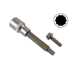 Többrészes split rim felni dugókulcs -belső 10 szögű csavarfejre 7 mm (LAS-6187) Többrészes split rim felni dugókulcs -belső 10 szögű csavarfejre 7 mm (LAS-6187)