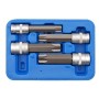 BGS Technic 1/2 colos furatos torx bitkészlet hosszú T-profil T70-T100 4 db