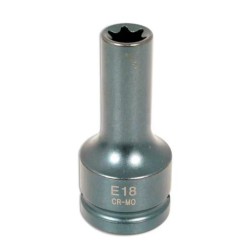 Légkulcsfej 3/4" hosszú belső torx E18 (LAS-4560) Légkulcsfej 3/4" hosszú belső torx E18 (LAS-4560)