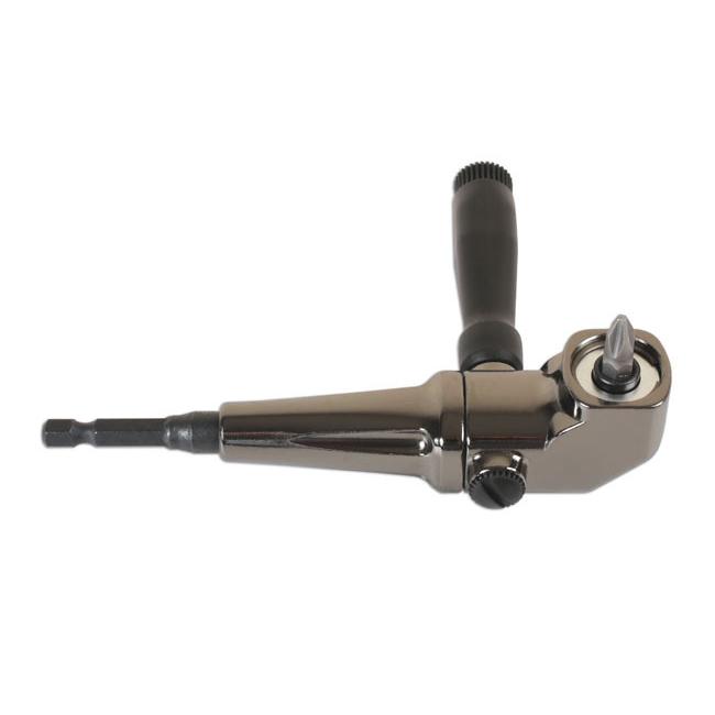 Bit tartó adapter 90 fokos flexibilis, mágneses, rövid - akkus géphez (LAS-6386) Bit tartó adapter 90 fokos flexibilis, mágneses, rövid - akkus géphez (LAS-6386)