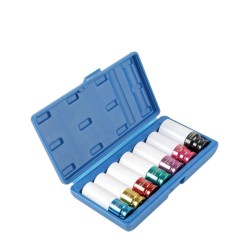 Légkulcsfej klt. 1/2" alufelnihez - 7 részes (LAS-6723) Légkulcsfej klt. 1/2" alufelnihez - 7 részes (LAS-6723)